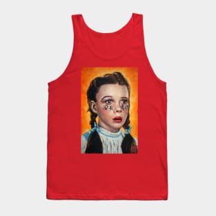 No Soul | Surreal Portrait of Dorothy | Wicked Witch | Face Tattoo | Acid Bath Psychedelic Surreal Tyler Tilley Painting Tank Top